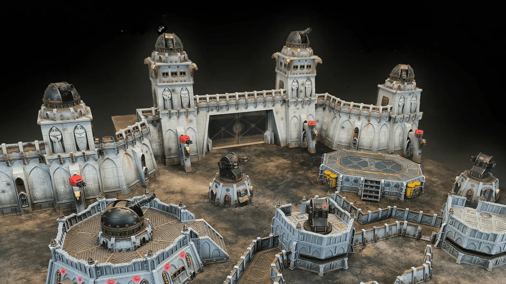 🏰 Secteur Gothique Forteresse - Wargame 3D'Print