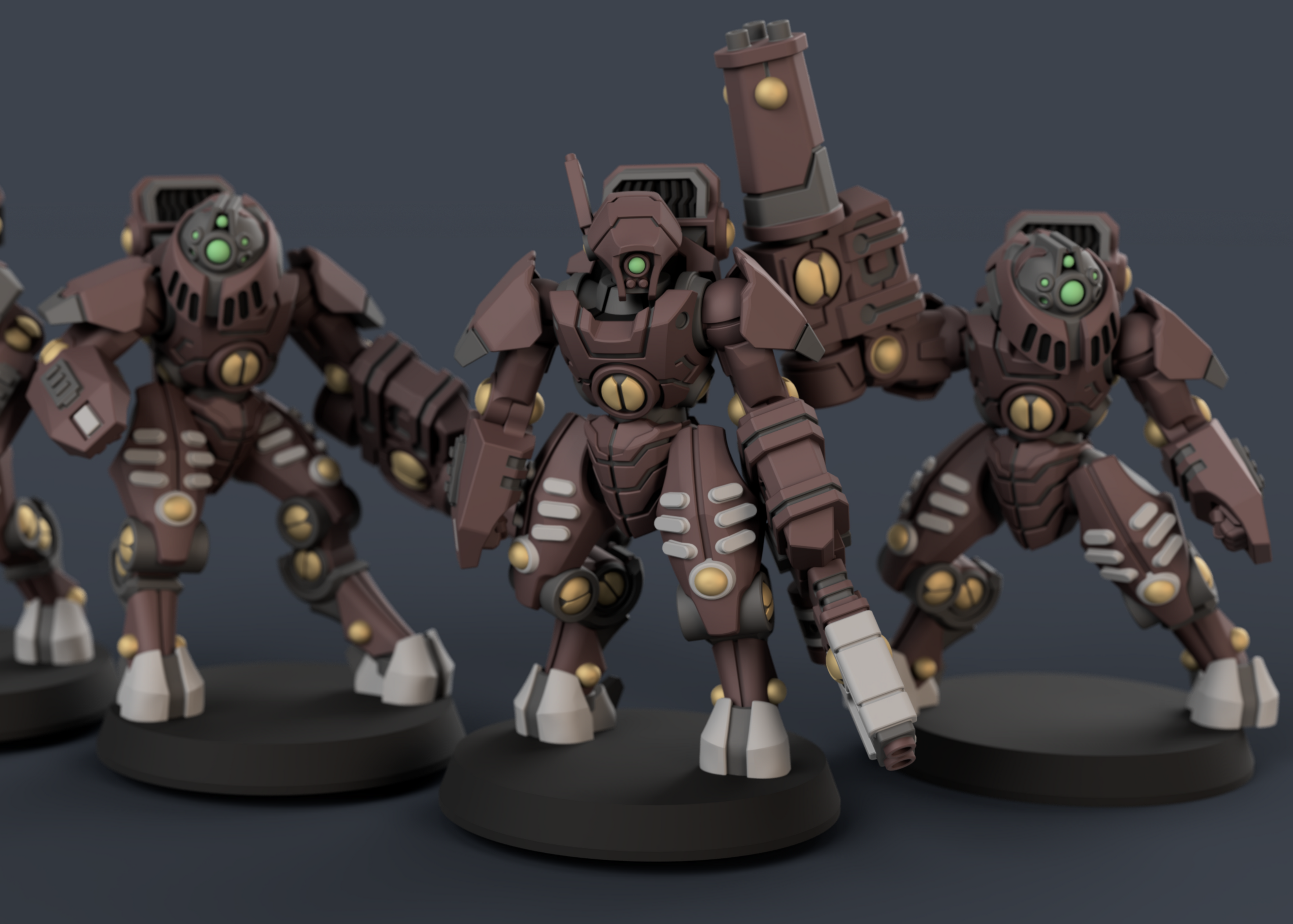 FishMech - Escouade Furtive Xeno - Figurine résine