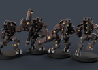 FishMech - Escouade Furtive Xeno - Figurine résine