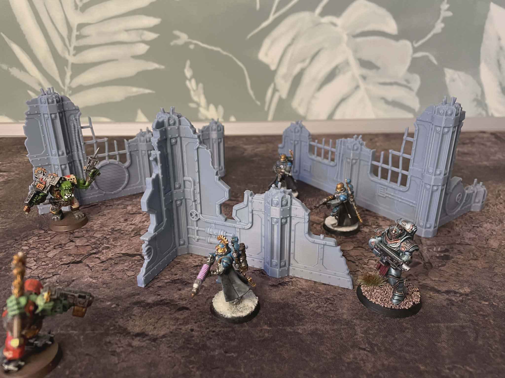 Lot de petites ruines décors pour figurines